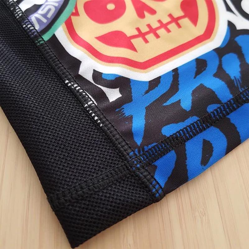 PRIDE OR DIE ''Stickers' RASHGUARD - BLACK